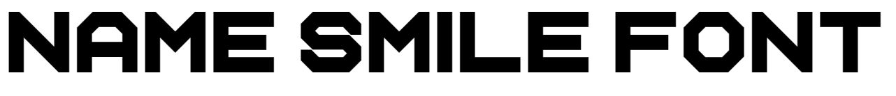 Name Smile Font free download