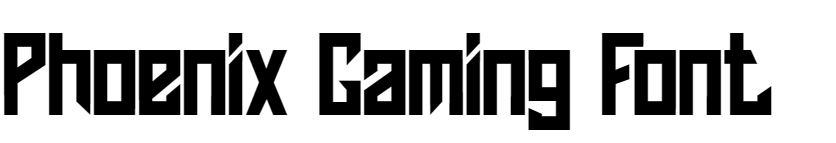 Phoenix Gaming Font free download