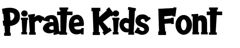 Pirate Kids Font free download