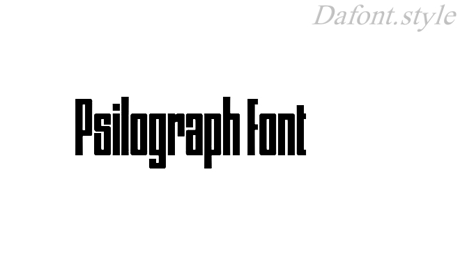 Psilograph Font free download