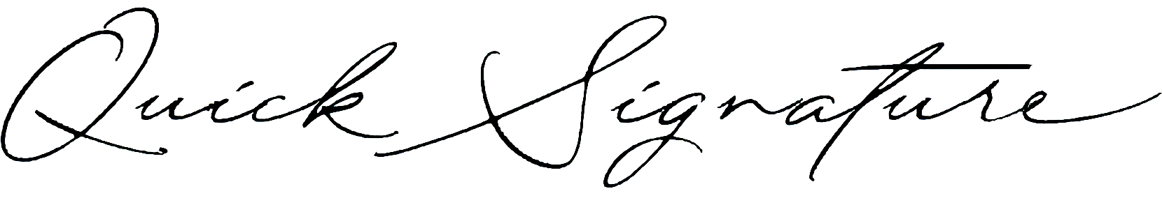 Quick Signature font download