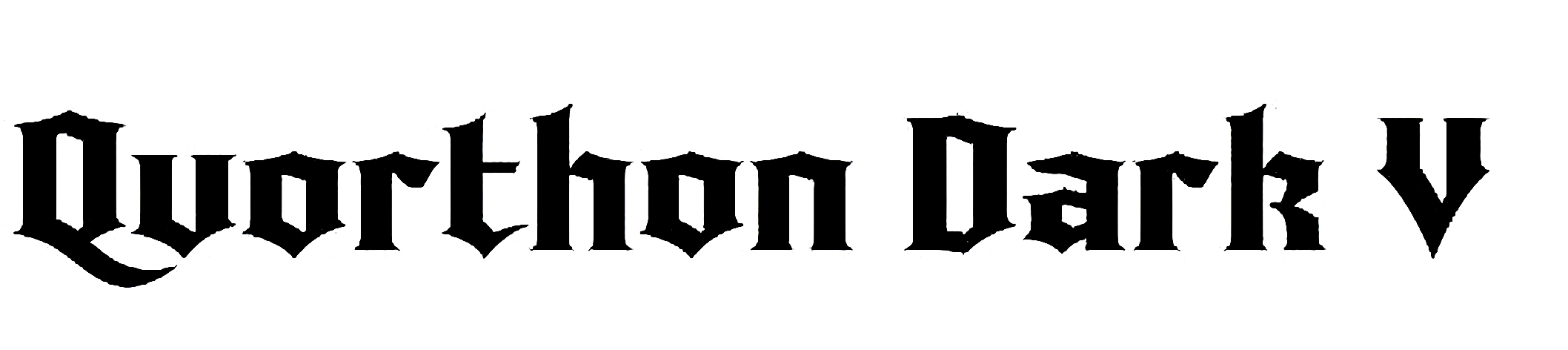 Quorthon Dark V font style download