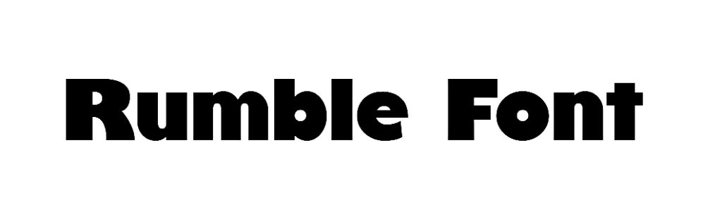 Rumble Font free download