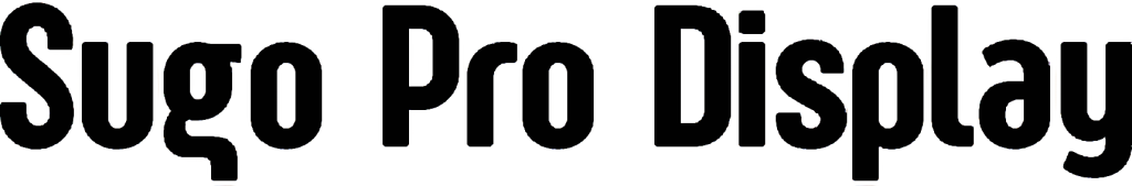 Sugo Pro Display font download