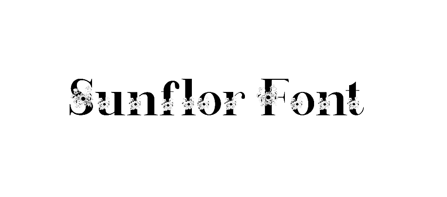 Sunflor Font free download