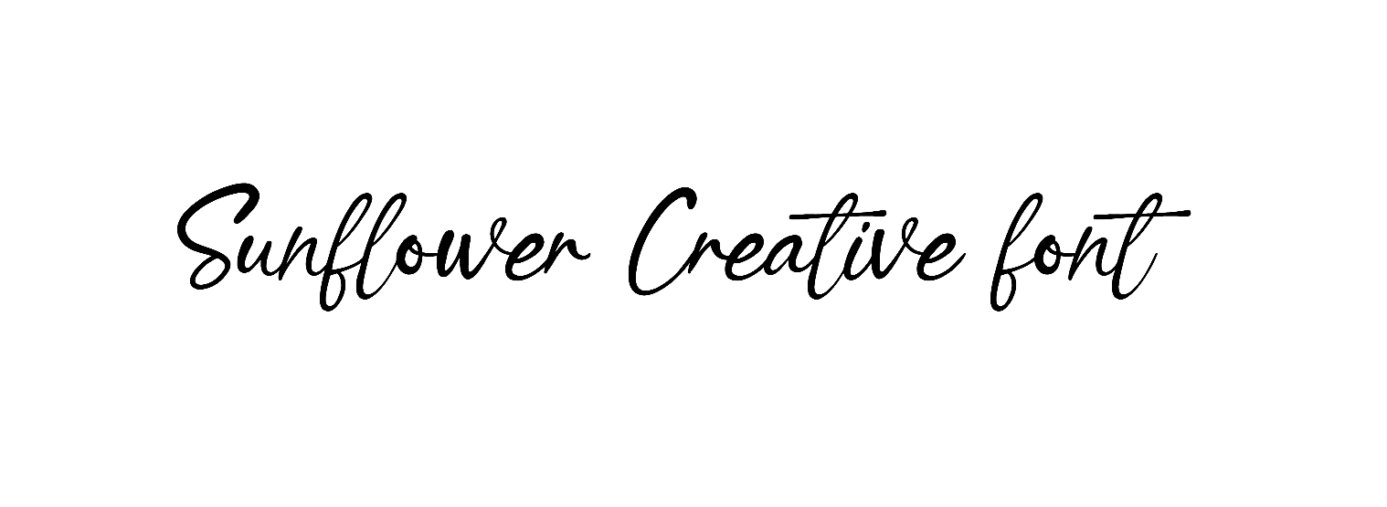 Sunflower Creative font free download