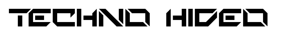 Techno Hideo Font Download
