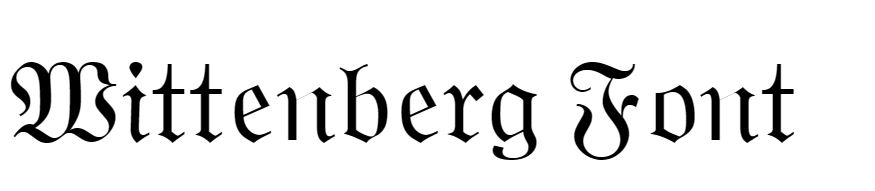 Wittenberg Font free download