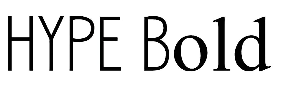 hype bold font download