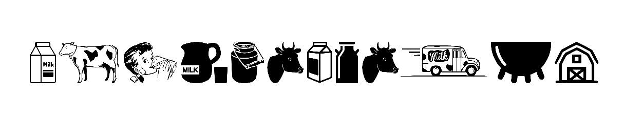 milk font download