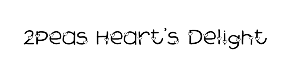 2Peas Heart's Delight Font download