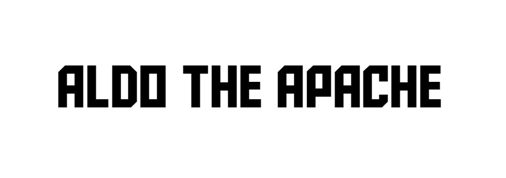 Aldo the Apache font download