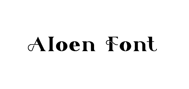 Aloen Font download