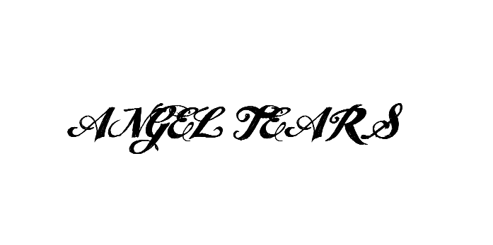 Angel tears font download