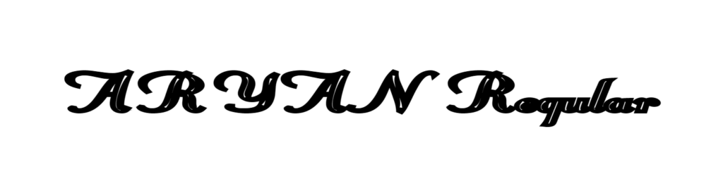 Aryan font download