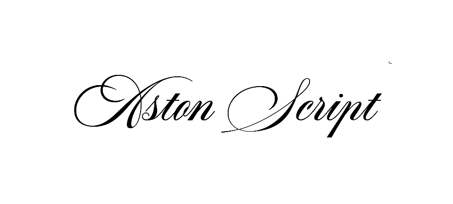 Aston Script font download