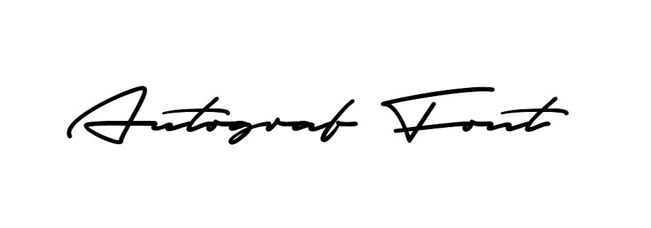 Autograf signature font download