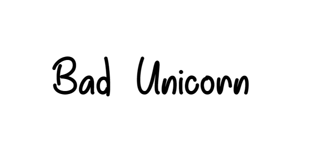 Bad Unicorn font download