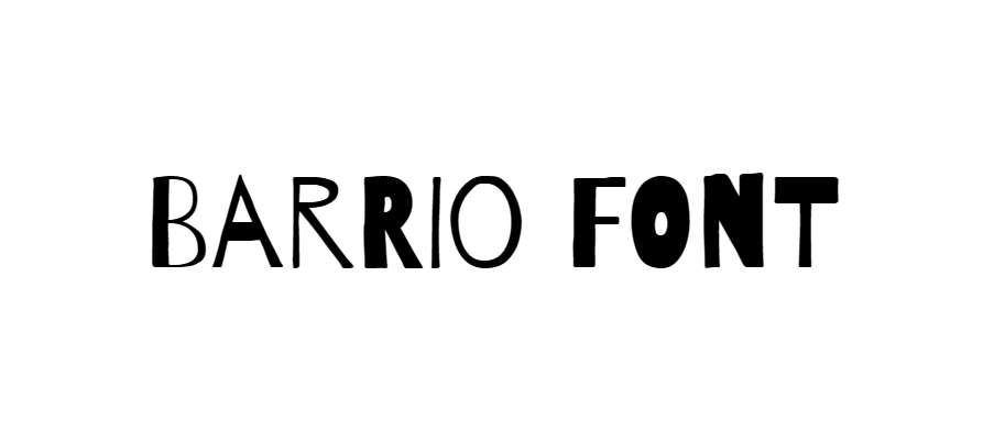 Barrio Font free download