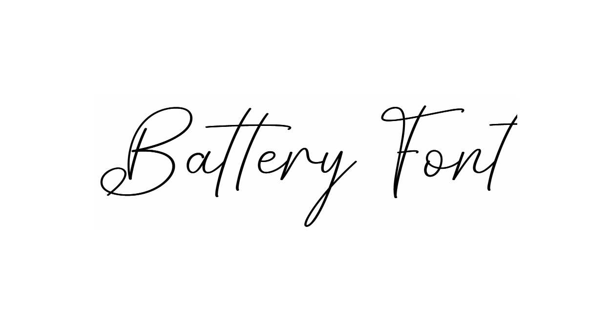 Battery Font download