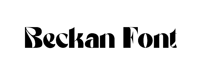 Beckan Font download