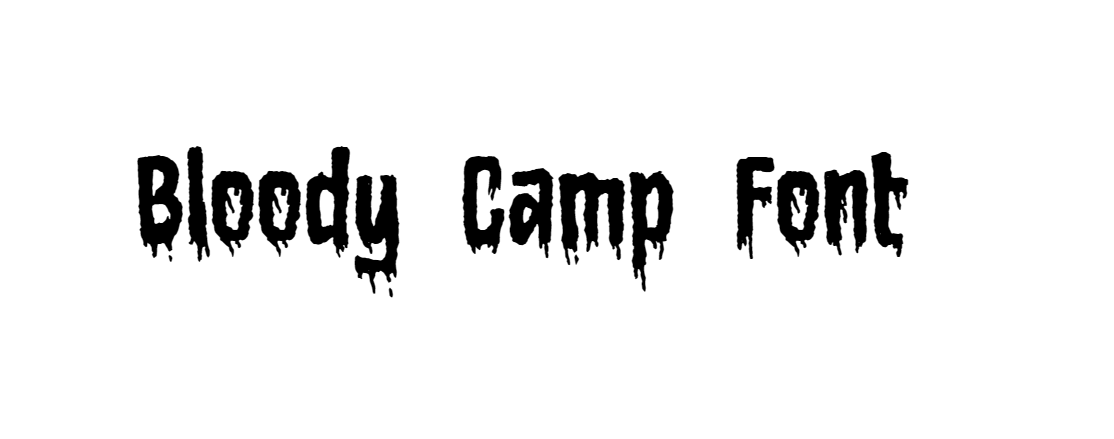 Bloody Camp Font download