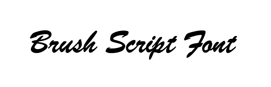 Brush Script MT font free download