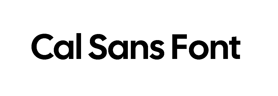 Cal Sans Font download