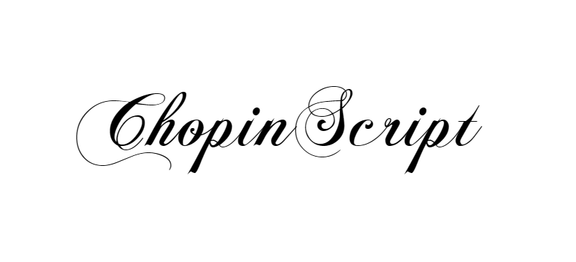 Chopin Script font download