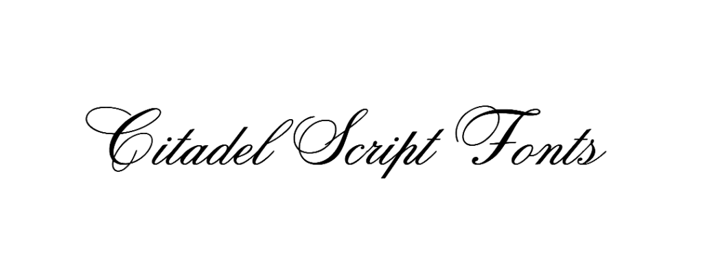 Citadel Script Font download