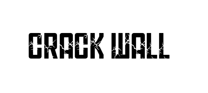 Crack Wall font download