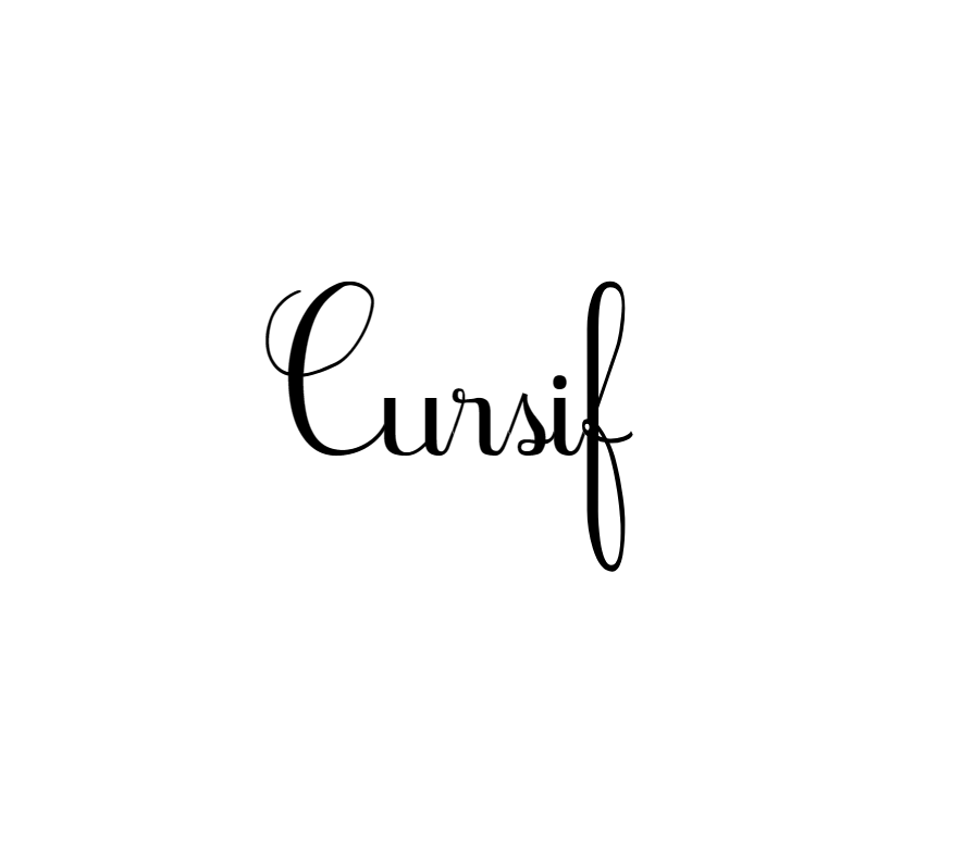 Cursif font download