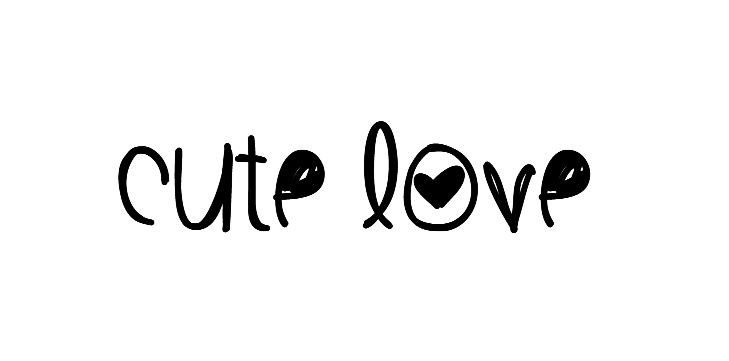 Cute Love font download #cutelove