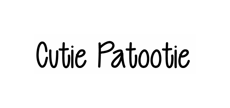 Cutie Patootie font download