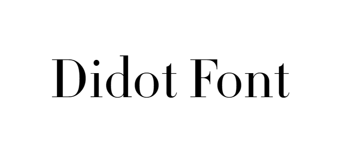 Didot Font download