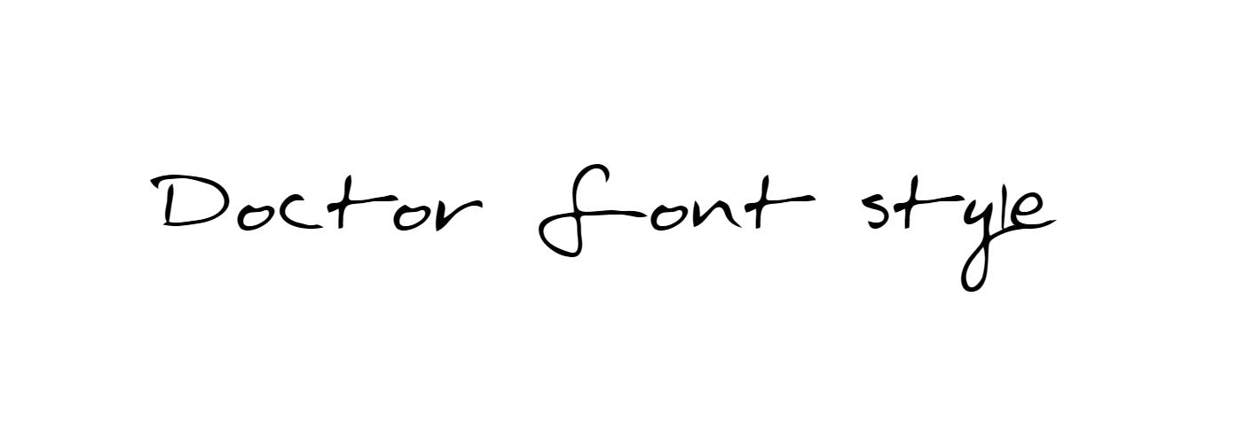 Doctor font free download