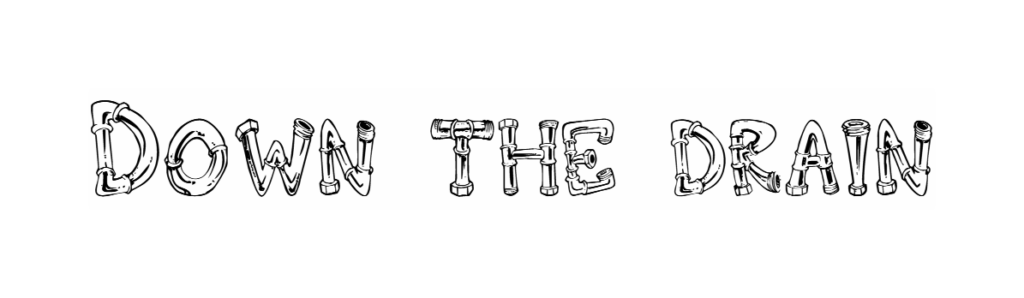 Down the drain font download