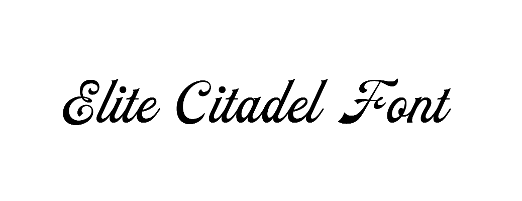 Elite Citadel Font download