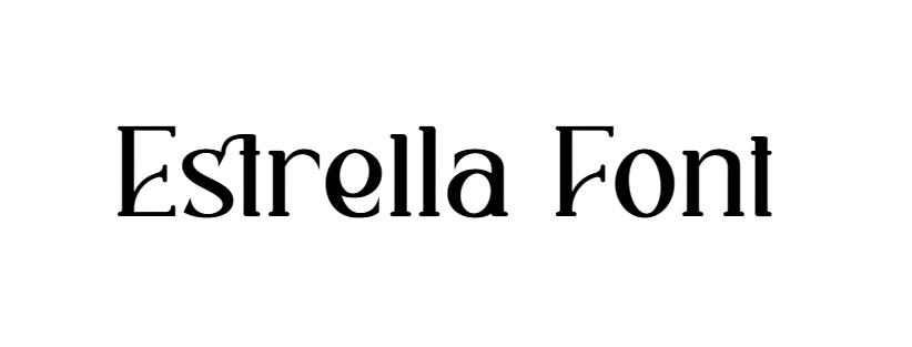 Estrella font download free