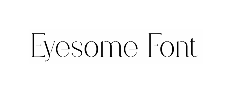 Eyesome Font download