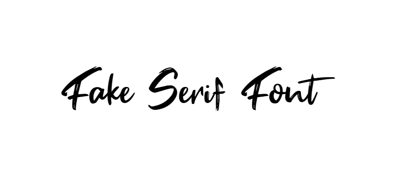 Fake serif free download