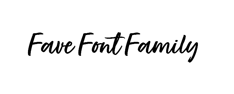 Fave Font download Fave script font