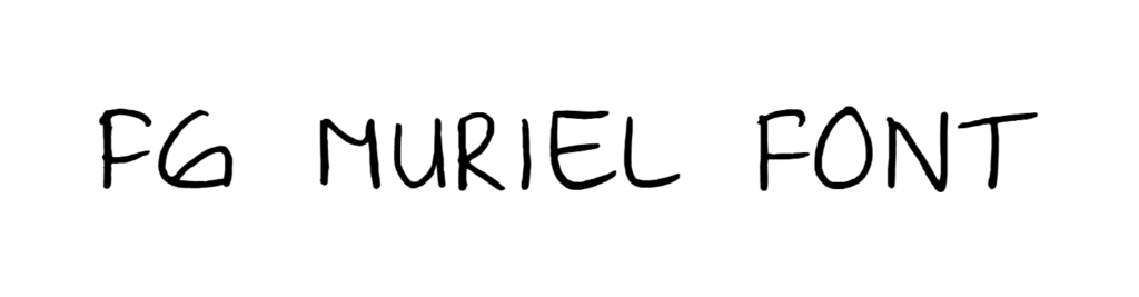 Fg muriel font download free