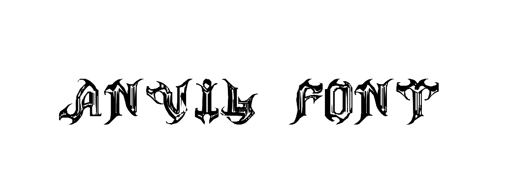 Fontanini anvil font download