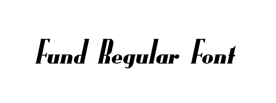 Fund Regular Font download