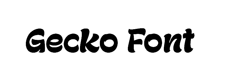 Gecko Font download