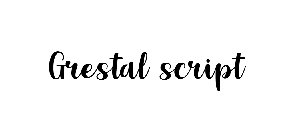 Grestal Script font free download