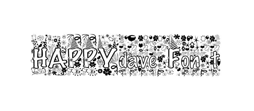 HAPPYdave Font download