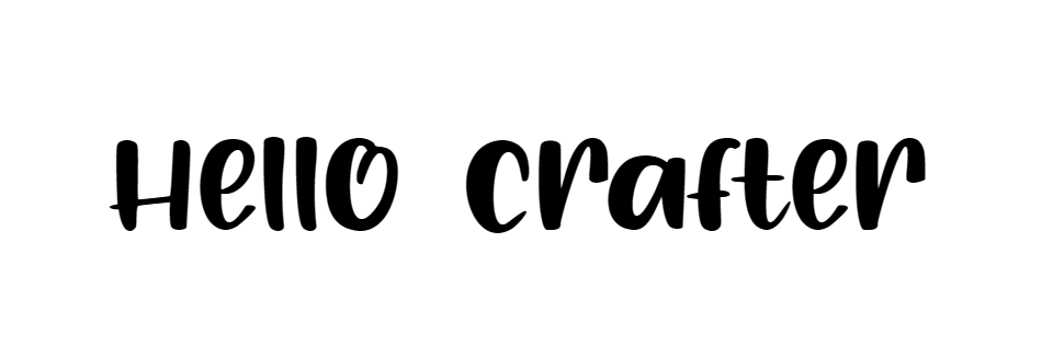 Hello Crafter font download