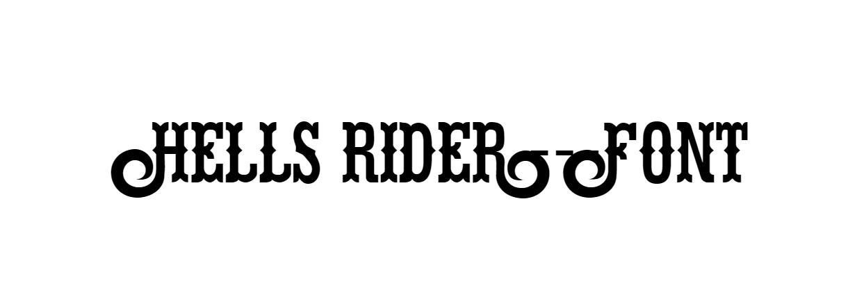 Hells Rider Font download